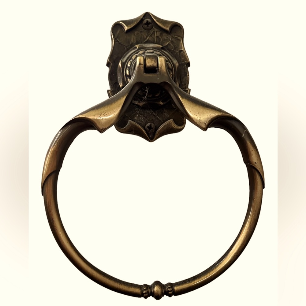 Vintage Amerock Ornate 1970s Towel Ring